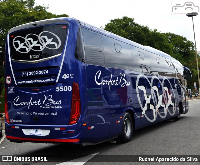 Confort Bus Viagens e Turismo 5500 na cidade de São Paulo, São Paulo, Brasil, por Rudnei Aparecido da Silva. Número da foto: #7292925.