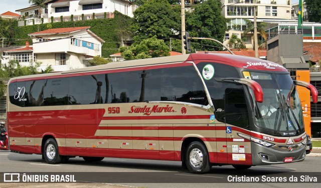 Santa Maria Fretamento e Turismo > Transportes Santa Maria(SP) 950 na cidade de São Paulo, São Paulo, Brasil, por Cristiano Soares da Silva. Número da foto: #7293331.