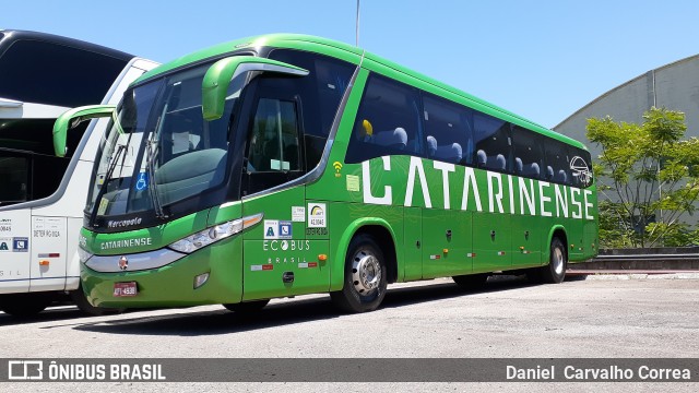 Auto Viação Catarinense 3405 na cidade de Santa Maria, Rio Grande do Sul, Brasil, por Daniel  Carvalho Correa. ID da foto: 7292937.