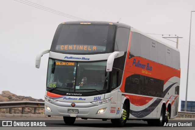 Pullman Bus 3634 na cidade de La Serena, Elqui, Coquimbo, Chile, por Araya Daniel . Número da foto: #7294106.
