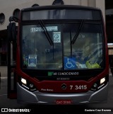 Viação Metrópole Paulista - Zona Sul 7 3415 na cidade de São Paulo, São Paulo, Brasil, por Gustavo Cruz Bezerra. Número da foto: #:id.