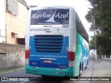 Marlim Azul Turismo 3135 na cidade de Nova Friburgo, Rio de Janeiro, Brasil, por Felipe Cardinot de Souza Pinheiro. Número da foto: #:id.