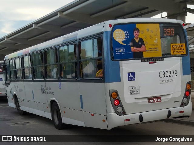 Transportes Futuro C30279 na cidade de Rio de Janeiro, Rio de Janeiro, Brasil, por Jorge Gonçalves. Número da foto: #7296846.