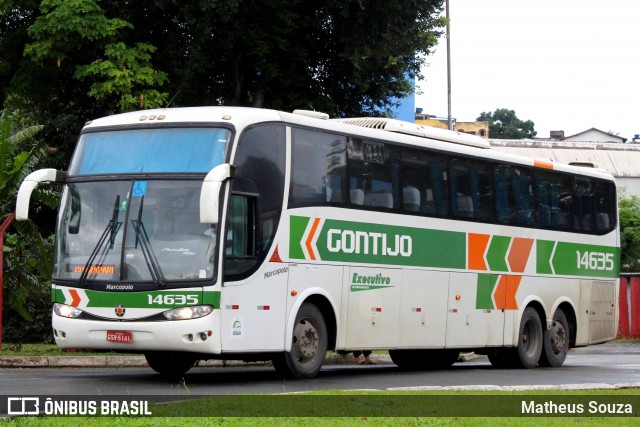 Empresa Gontijo de Transportes 14635 na cidade de Vitória, Espírito Santo, Brasil, por Matheus Souza. ID da foto: 7298473.