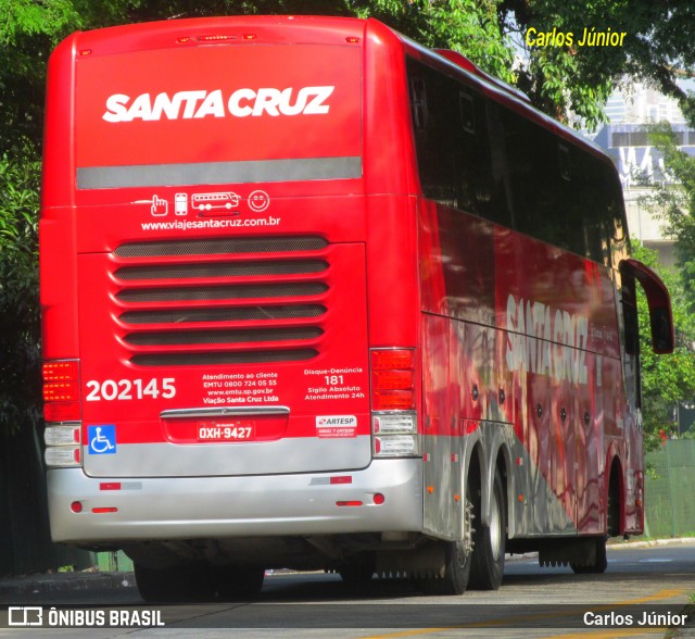 Viação Santa Cruz 202145 na cidade de São Paulo, São Paulo, Brasil, por Carlos Júnior. Número da foto: #7297527.