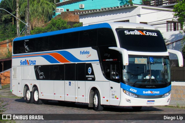 VUSC - Viação União Santa Cruz 4220 na cidade de Joinville, Santa Catarina, Brasil, por Diego Lip. ID da foto: 7296466.