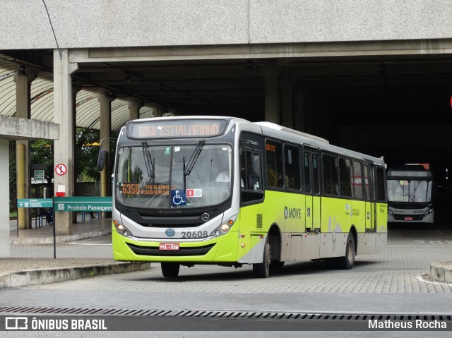 Sagrada Família Ônibus 20608 na cidade de Belo Horizonte, Minas Gerais, Brasil, por Matheus Rocha. ID da foto: 7296727.