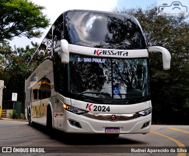 Kaissara - Viação Caiçara 2024 na cidade de São Paulo, São Paulo, Brasil, por Rudnei Aparecido da Silva. ID da foto: 7298224.