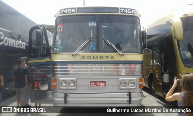 Viação Cometa 7455 na cidade de São Paulo, São Paulo, Brasil, por Guilherme Lucas Martins De Assunção. Número da foto: #7296104.