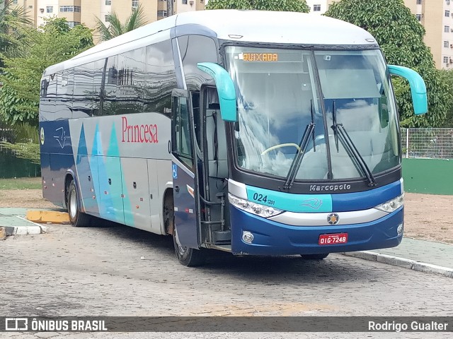 Viação Princesa dos Inhamuns 201 na cidade de Fortaleza, Ceará, Brasil, por Rodrigo Gualter. Número da foto: #7296721.