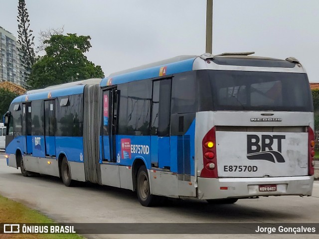 Expresso Pégaso E87570D na cidade de Rio de Janeiro, Rio de Janeiro, Brasil, por Jorge Gonçalves. ID da foto: 7296913.