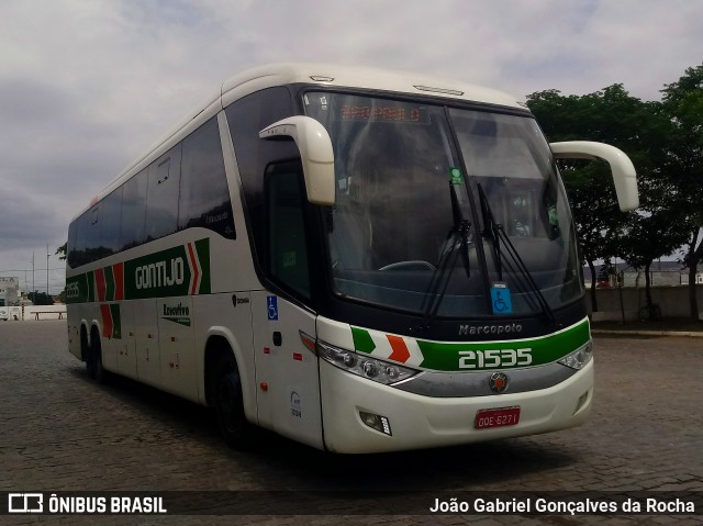 Empresa Gontijo de Transportes 21535 na cidade de Vitória da Conquista, Bahia, Brasil, por João Gabriel Gonçalves da Rocha. ID da foto: 7299815.