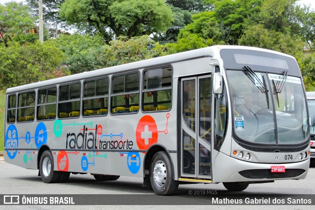 Radial Transporte Coletivo 074 na cidade de São Paulo, São Paulo, Brasil, por Matheus Gabriel dos Santos. Número da foto: #7300227.