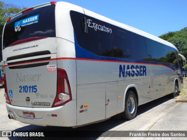 Viação Nasser 210115 na cidade de São Paulo, São Paulo, Brasil, por Franklin Freire dos Santos. Número da foto: #7301251.
