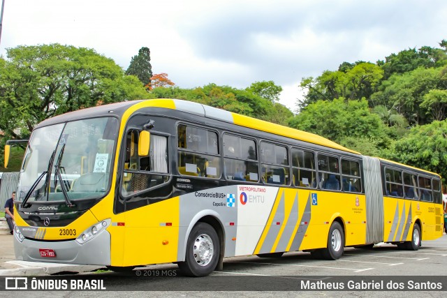 Transportes Capellini 23003 na cidade de São Paulo, São Paulo, Brasil, por Matheus Gabriel dos Santos. Número da foto: #7300502.