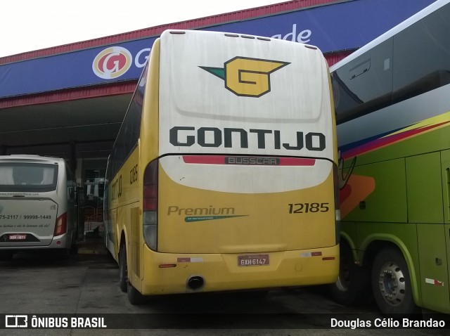 Empresa Gontijo de Transportes 12185 na cidade de João Monlevade, Minas Gerais, Brasil, por Douglas Célio Brandao. ID da foto: 7301138.