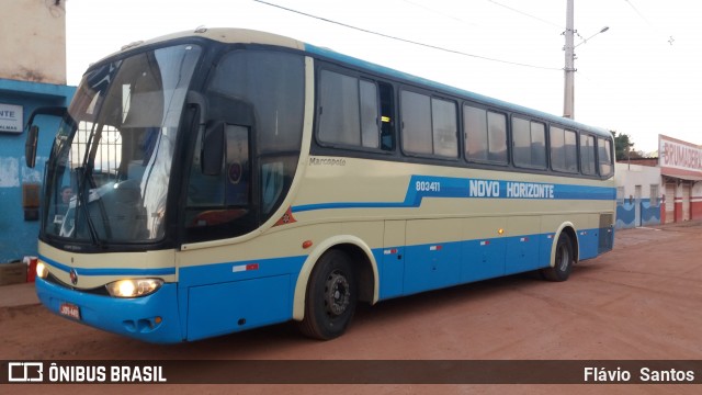 Viação Novo Horizonte 803411 na cidade de Barra da Estiva, Bahia, Brasil, por Flávio  Santos. Número da foto: #7300383.