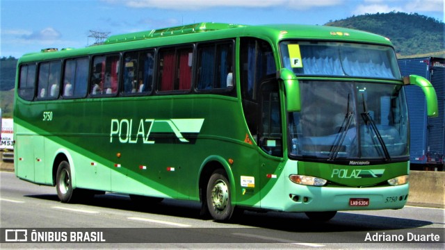 Polaztur Transporte e Turismo 5750 na cidade de Roseira, São Paulo, Brasil, por Adriano Duarte. Número da foto: #7299638.