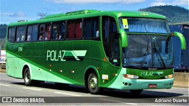 Polaztur Transporte e Turismo 5750 na cidade de Roseira, São Paulo, Brasil, por Adriano Duarte. ID da foto: 7299638.