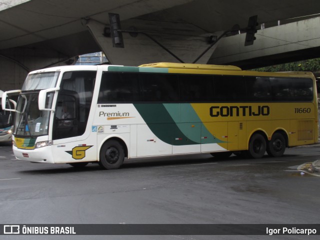 Empresa Gontijo de Transportes 11660 na cidade de Belo Horizonte, Minas Gerais, Brasil, por Igor Policarpo. ID da foto: 7301244.