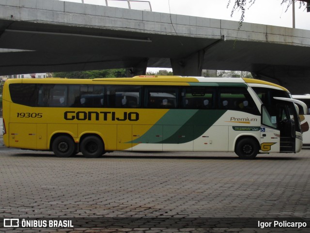 Empresa Gontijo de Transportes 19305 na cidade de Belo Horizonte, Minas Gerais, Brasil, por Igor Policarpo. ID da foto: 7301247.