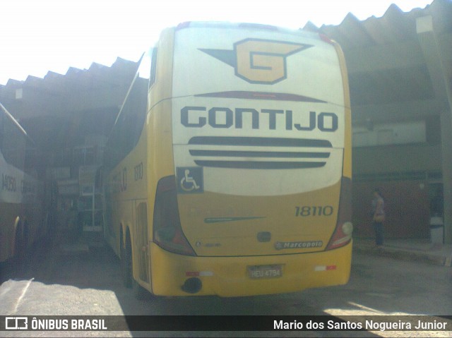 Empresa Gontijo de Transportes 18110 na cidade de Estância, Sergipe, Brasil, por Mario dos Santos Nogueira Junior. ID da foto: 7300916.