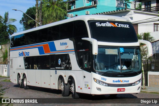 VUSC - Viação União Santa Cruz 3500 na cidade de Joinville, Santa Catarina, Brasil, por Diego Lip. Número da foto: #7299212.
