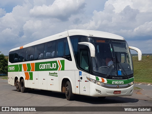 Empresa Gontijo de Transportes 21695 na cidade de Gama, Distrito Federal, Brasil, por William Gabriel. Número da foto: #7302272.