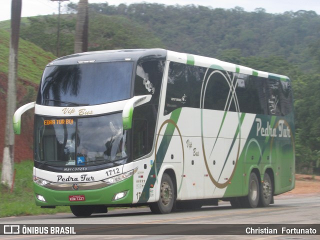 Pedra Tur Transportes e Turismo 1712 na cidade de Urucânia, Minas Gerais, Brasil, por Christian  Fortunato. ID da foto: 7301616.