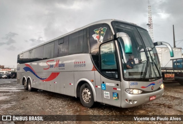 Sávio Máximo Turismo 2809 na cidade de Divinópolis, Minas Gerais, Brasil, por Vicente de Paulo Alves. Número da foto: #7301391.