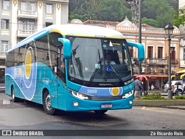Doce Rio Fretamento e Turismo 5800 na cidade de Petrópolis, Rio de Janeiro, Brasil, por Zé Ricardo Reis. Número da foto: #7302376.