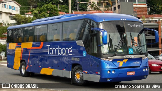 Transportadora Turística Tamboré 4670 na cidade de São Paulo, São Paulo, Brasil, por Cristiano Soares da Silva. ID da foto: 7302571.