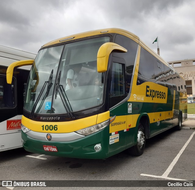 Expresso Brasileiro 1006 na cidade de São Paulo, São Paulo, Brasil, por Cecilio Cais. Número da foto: #7301865.
