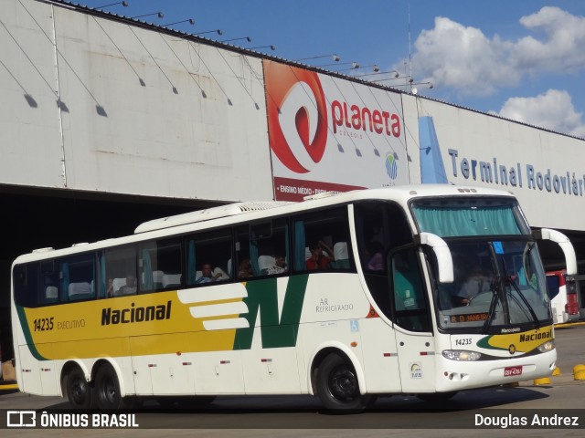 Viação Nacional 14235 na cidade de Goiânia, Goiás, Brasil, por Douglas Andrez. ID da foto: 7303949.