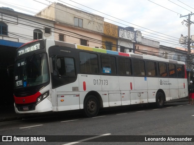 Auto Viação Palmares D17173 na cidade de Rio de Janeiro, Rio de Janeiro, Brasil, por Leonardo Alecsander. ID da foto: 7302198.