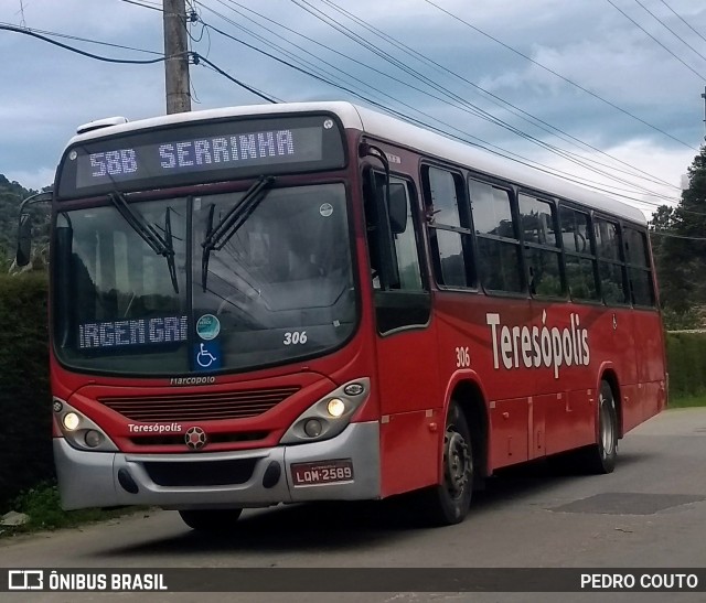 Viação Dedo de Deus 306 na cidade de Teresópolis, Rio de Janeiro, Brasil, por PEDRO COUTO. Número da foto: #7301629.