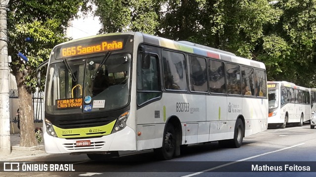 Viação Pavunense B32733 na cidade de Rio de Janeiro, Rio de Janeiro, Brasil, por Matheus Feitosa . Número da foto: #7304582.