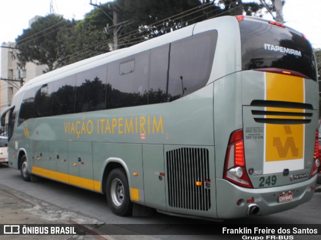 Viação Itapemirim 249 na cidade de São Paulo, São Paulo, Brasil, por Franklin Freire dos Santos. ID da foto: 7301404.