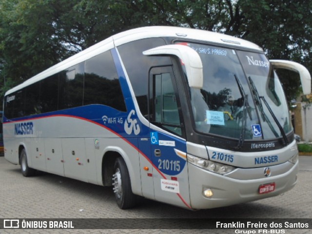 Viação Nasser 210115 na cidade de São Paulo, São Paulo, Brasil, por Franklin Freire dos Santos. Número da foto: #7301263.