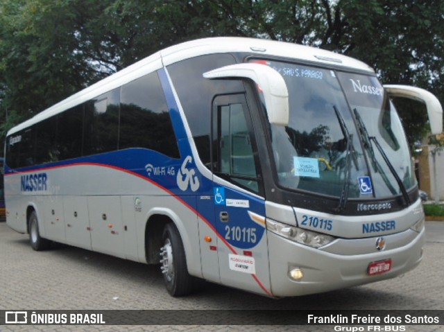 Viação Nasser 210115 na cidade de São Paulo, São Paulo, Brasil, por Franklin Freire dos Santos. ID da foto: 7301263.