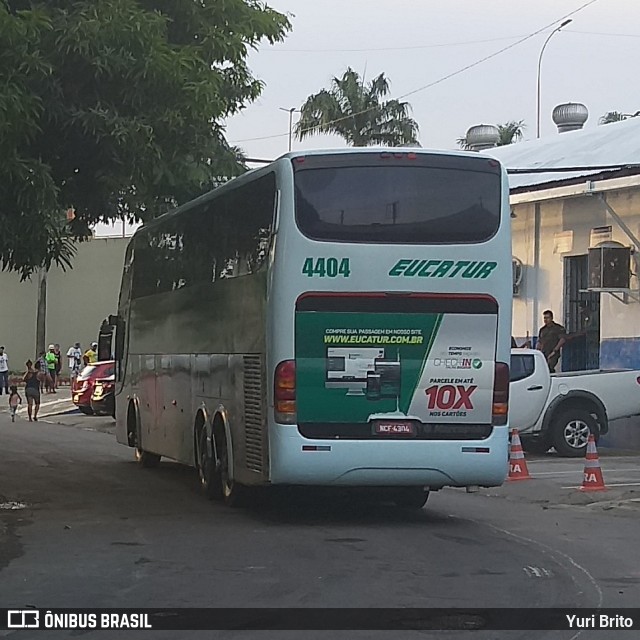 Eucatur - Empresa União Cascavel de Transportes e Turismo 4404 na cidade de Manaus, Amazonas, Brasil, por Yuri Brito. ID da foto: 7301681.