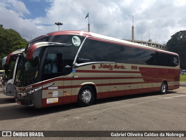 Santa Maria Fretamento e Turismo > Transportes Santa Maria(SP) 950 na cidade de São Paulo, São Paulo, Brasil, por Gabriel Oliveira Caldas da Nobrega. Número da foto: #7301751.