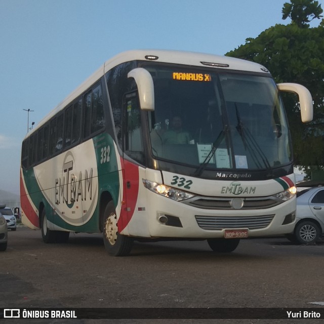 EMTRAM - Empresa de Transportes Manacapuru 332 na cidade de Manaus, Amazonas, Brasil, por Yuri Brito. Número da foto: #7303237.