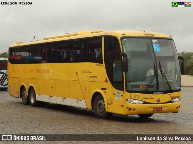 Viação Itapemirim 5853 na cidade de Caruaru, Pernambuco, Brasil, por Lenilson da Silva Pessoa. Número da foto: #7304085.