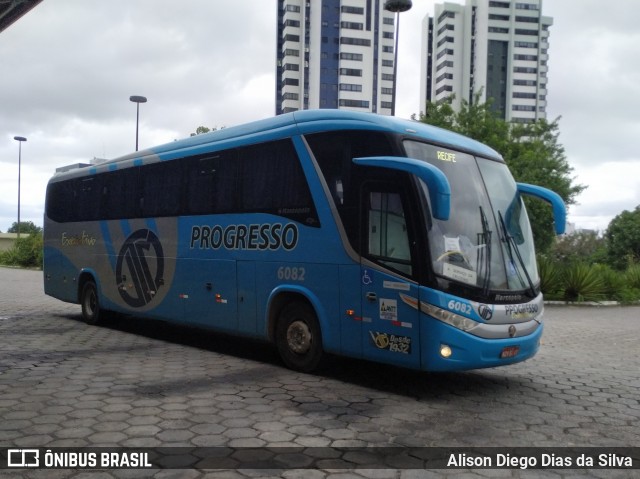 Auto Viação Progresso 6082 na cidade de Campina Grande, Paraíba, Brasil, por Alison Diego Dias da Silva. Número da foto: #7302702.