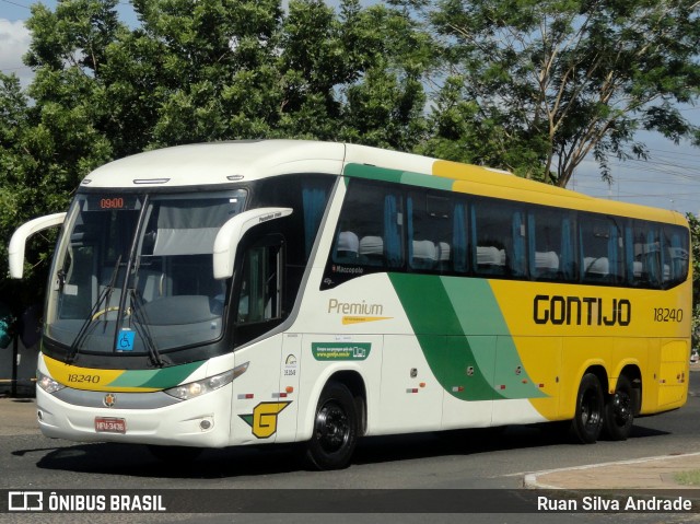 Empresa Gontijo de Transportes 18240 na cidade de Teresina, Piauí, Brasil, por Ruan Silva Andrade. Número da foto: #7305150.
