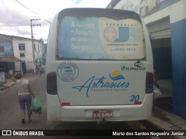 Astrasues Transporte e Turismo 20 na cidade de Estância, Sergipe, Brasil, por Mario dos Santos Nogueira Junior. Número da foto: #7307984.