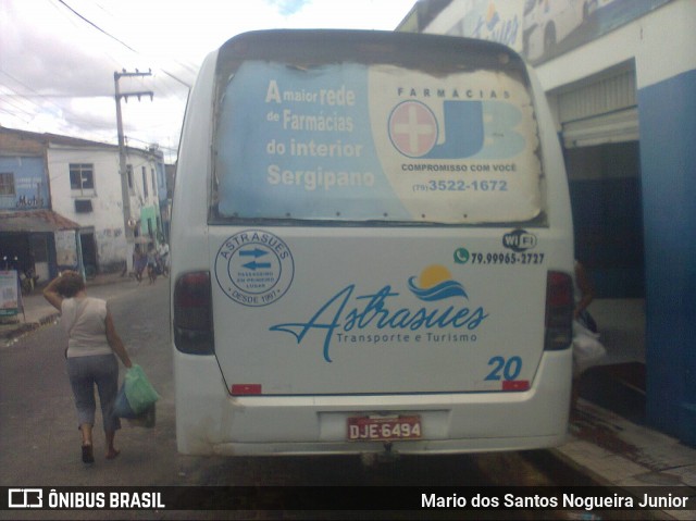 Astrasues Transporte e Turismo 20 na cidade de Estância, Sergipe, Brasil, por Mario dos Santos Nogueira Junior. ID da foto: 7307984.