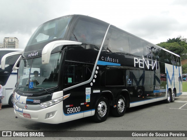 Empresa de Ônibus Nossa Senhora da Penha 59000 na cidade de Pacaembu, São Paulo, Brasil, por Giovani de Souza Pereira. Número da foto: #7306619.