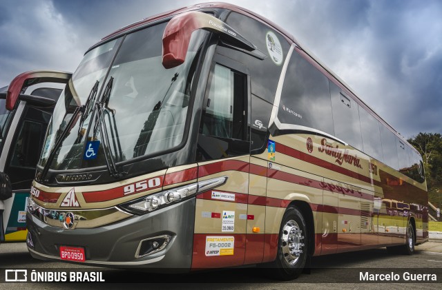 Santa Maria Fretamento e Turismo > Transportes Santa Maria(SP) 950 na cidade de São Paulo, São Paulo, Brasil, por Marcelo Guerra. Número da foto: #7305430.